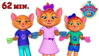 Three Little Kittens Lost Their Mittens amp more Nursery Rhymes Children Songs  Mum Mum TV [upl. by Sol]