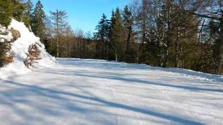 Belchen Schwarzwald  Skiabfahrt für Anfänger und Rodler  Top Panorama [upl. by Frodine]