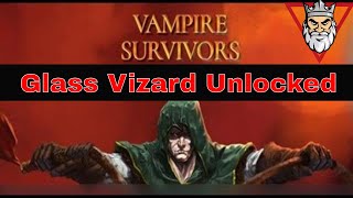 Vampire Survivors  How to Unlock and Buy the Glass Vizard [upl. by Shanney172]