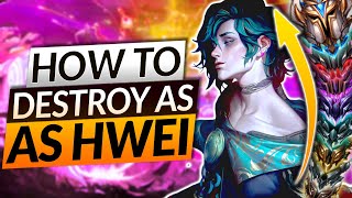 ULTIMATE HWEI GUIDE  Best Builds Combos and Lane Tips  League of Legends [upl. by Genisia]