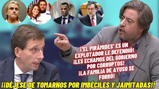 💥MONTEJO DESTROZA a ALMEIDA NACHO CANO el PIRAMIDES el CLAN AYUSO y RAJOY por la GÜRTEL [upl. by Handel535]