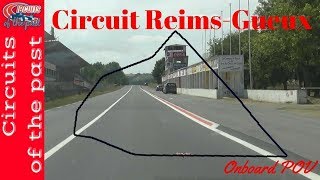 ReimsGueux Race Circuit Layout 1926  1951 with map [upl. by Apthorp85]