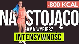 ELASTYCZNA TABATA 🔥SAMA WYBIERZ INTENSYWNOŚĆ 🔥 ODCHUDZAJĄCY TRENING 800 KCAL🔥 BEZ MATY I SPRZĘTU [upl. by Ojyllek]