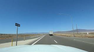 Driving from Fallon to Fernley Nevada  Spring 2022 Western USA Trip [upl. by Ennylhsa169]