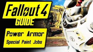 Fallout 4 Power Armor SpecialUnique Paint Jobs Guide amp Overview [upl. by Edouard]