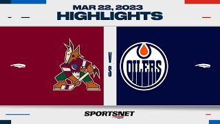 NHL Highlights  Coyotes vs Oilers  March 22 2023 [upl. by Quintina46]