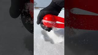 Listen to the CRUNCH of this snow Is it satisfying shorts satisfying [upl. by Atiuqer786]