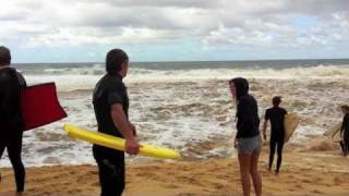 riding stationary wave at wamberal lagoon [upl. by Tartan]