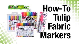 HowTo Tulip Fabric Markers [upl. by Hallagan597]