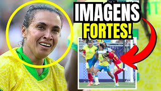 🚨 MARTA EXPULSA NAS OLIMPÍADAS 😱 VEJA O LANCE CHOCANTE BRASIL x ESPANHA FEMININO [upl. by Ahsuoj]