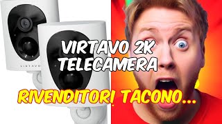 Recensione completa virtavo 2k telecamera wifi esterno senza fili [upl. by Nnalyrehc]