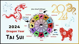 2024 Dragon Year Tai Sui and afflictions 3 Killings and Year Breaker [upl. by Fredenburg]