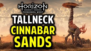 Cinnabar Sands Tallneck How to Climb the Dish amp Override the Tallneck  Horizon Forbidden West [upl. by Joyan180]