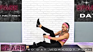 ABS HIIT WORKOUT WITH WEIGHT AND YOGA  SPARK Challenge Day 12 [upl. by Todd]