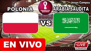 Polonia vs Arabia Saudita EN VIVO donde ver  predicción quien ganara  Mundial Qatar 2022 resumen [upl. by Nylrehs]