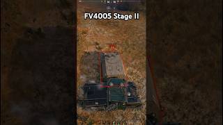 FV4005 Stage II dances with enemy Artillery World of Tanks wot shorts [upl. by Keir]