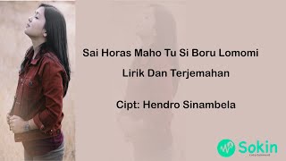 SAI HORAS MAHO TU SI BORU LOMOMI  Lirik dan Terjemahan [upl. by Monah]