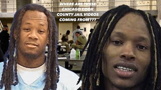 KING VON LIL JAY FBG BUTTA amp MORE CHICAGO RAPPERS JAIL FOOTAGE CONTINUES TO BE LEAKED [upl. by Viking]