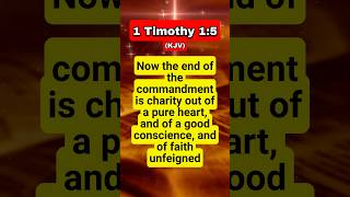 Sacred Seconds 1 Timothy 15 KJV [upl. by Arytahs]