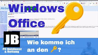 Windows amp Office Key  Lizenzschlüssel auslesen  herausfinden [upl. by Yuji]