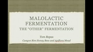 Malolactic Fermentation [upl. by Anelhtak]