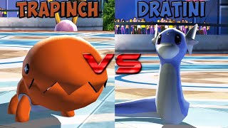 Pokemon battle revolution  Trapinch vs Dratini [upl. by Laurens]