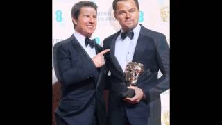 Tom Cruise Congratulates Leonardo Dicaprio At BAFTAs 2016 [upl. by Sudnac]