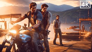 UNCHARTED 4 A THIEFS END  Full Movie Cinematic 4K ULTRA HD  All Cutscenes 2023 [upl. by Aicilav446]