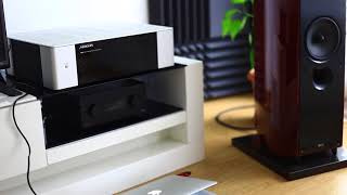 Meridian G55 Audiolab M DAC  KEF XQ40 [upl. by Aleta784]