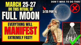 ✅Full Moon March 2024 Ritual  Once In A Century Manifestation Portal  Libra Full Moon [upl. by Aisak596]