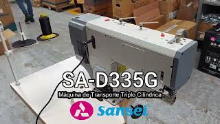 Máquina transporte triplo de braço cilíndrico fino SAD335G [upl. by Qahsi235]