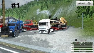 farming simulator 2013 map the alps CONVOIS EXCEPTIONNEL MODS FOREST EP 1 [upl. by Marya]