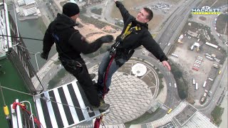 Worlds Highest Bungee Jump ᴴᴰ Backwards [upl. by Nnaeed629]