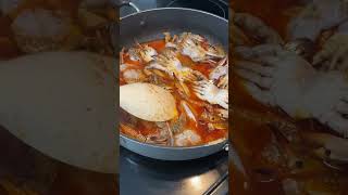 Okra soup Fish  crabs et porc meat cookingchannel cookwithme2024shorts trandingshorts [upl. by Nuaj]