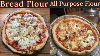 Bread Flour VS All Purpose Flour For Pizza Recipe [upl. by Agon579]