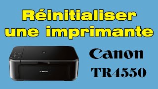 Comment réinitialiser une imprimante Canon TR4550 [upl. by Notaes]