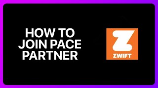 How To Join Pace Partner In Zwift Tutorial [upl. by Yaker]