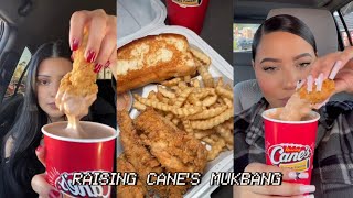 raising canes mukbang asmr [upl. by Milewski641]