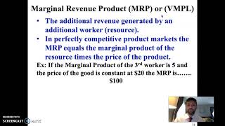 AP Microeconomics Unit 5  Derived Demand MRP amp MRC [upl. by Arod]