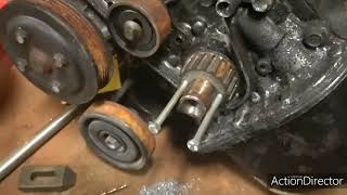 4age crankshaft sprocket removal with home made puller [upl. by Tedd228]