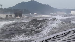 2011 Japan Tsunami  Kesennuma City Fish Market Full Footage [upl. by Epps]