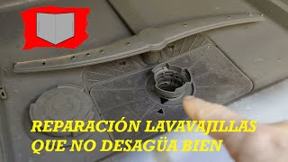 🛠️ Reparación de lavavajillas que no desagua bien DIY Error en lavavajillas Balay [upl. by Iroj]