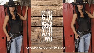 Double Western Gun Holsters [upl. by Antons]