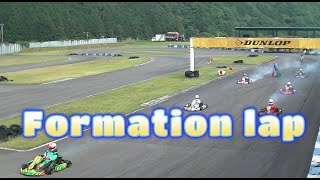 抜かれ抜き返すまたもう疲れた（涙）YZ125【決勝】四国アイランドカート開幕戦瀬戸内海サーキット20240505 [upl. by Drusy]