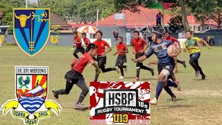 HSBP 10’s RUGBY TOURNAMENT U13 SEMIFINAL PLATE MATCH VICTORIA INSTITUTION VI VS SK SRI MERSING [upl. by Rizika424]