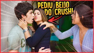 ELA PEDIU UM BEIJO PARA O MEU IRMÃO NA FRENTE DA CRUSH  TROLLANDO AMIGA  REZENDE EVIL [upl. by Shiau816]