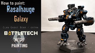 How to paint Rasalhauge Galaxy  Battletech miniature painting [upl. by Aelem]