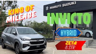 MARUTI SUZUKI INVICTO Zeta 8str Full Review  Perfect Family Car with Best Mileage [upl. by Frisse]