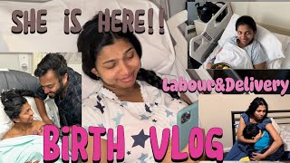 Labor  Delivery of baby  birth vlog Our pregnancy journey കുഞ്ഞിമണി വന്ന vlog Kaippans [upl. by Seraphine478]