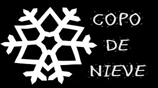 Snowflake Origami Easy  Copo de nieve de papel❄️ [upl. by Lorn]